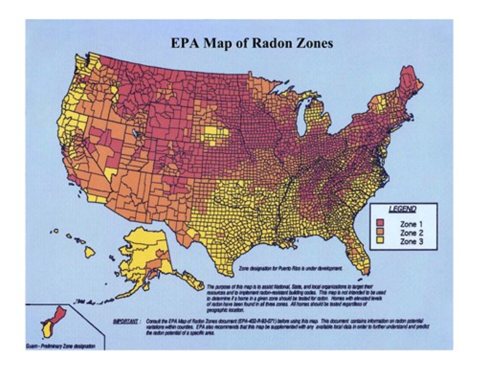 EPA Radon Levels
