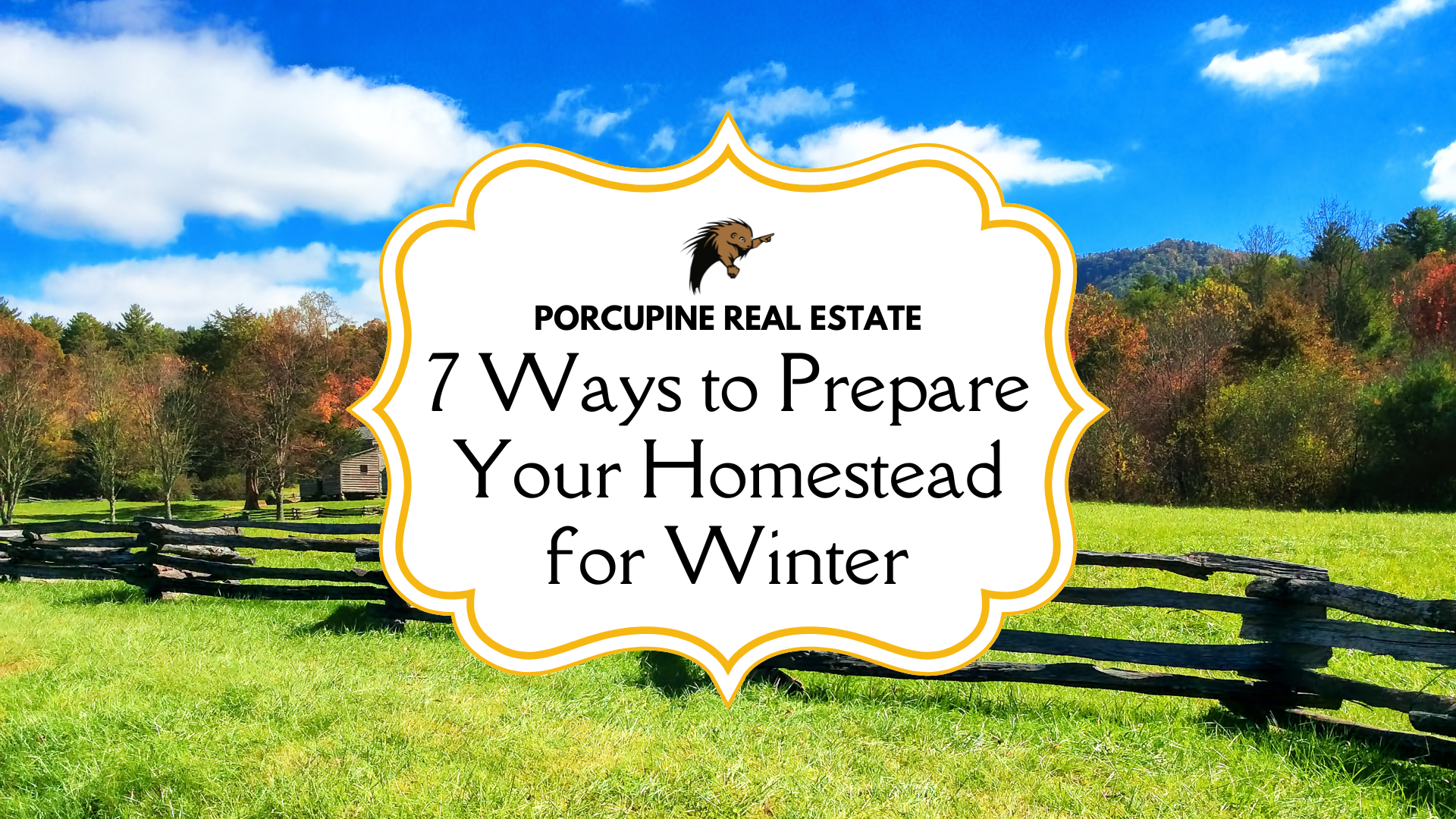 7 Ways you can prepare your homestead for winter in New Hampshire